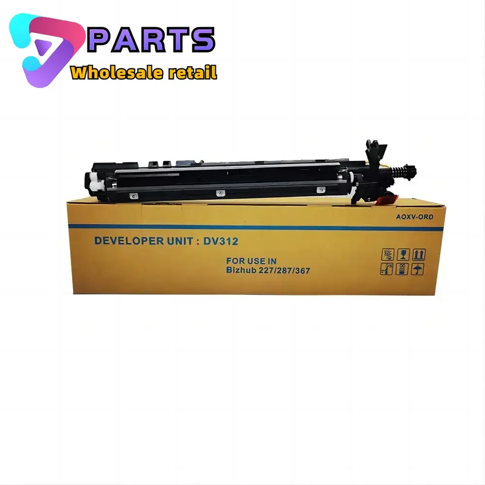 1X DV312 Developer unit for Konica Minolta BH227 287 367 7522 7536 7528 Developing Device Assembly