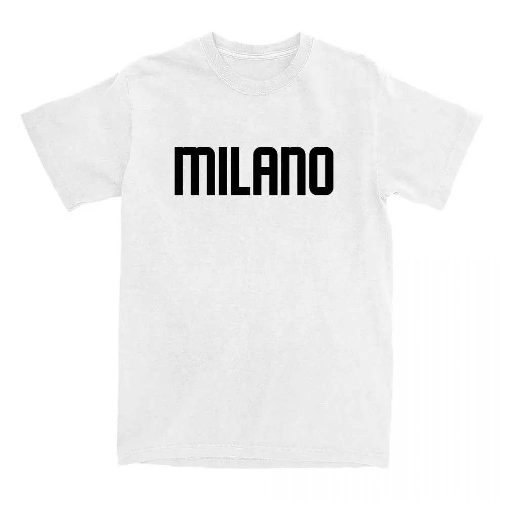 Milano City Printing T-shirt Short Sleeve Cotton Summer Tee-shirt Round Neck Soft Women/Men Tshirts Graphic Tees Vintage Clothes