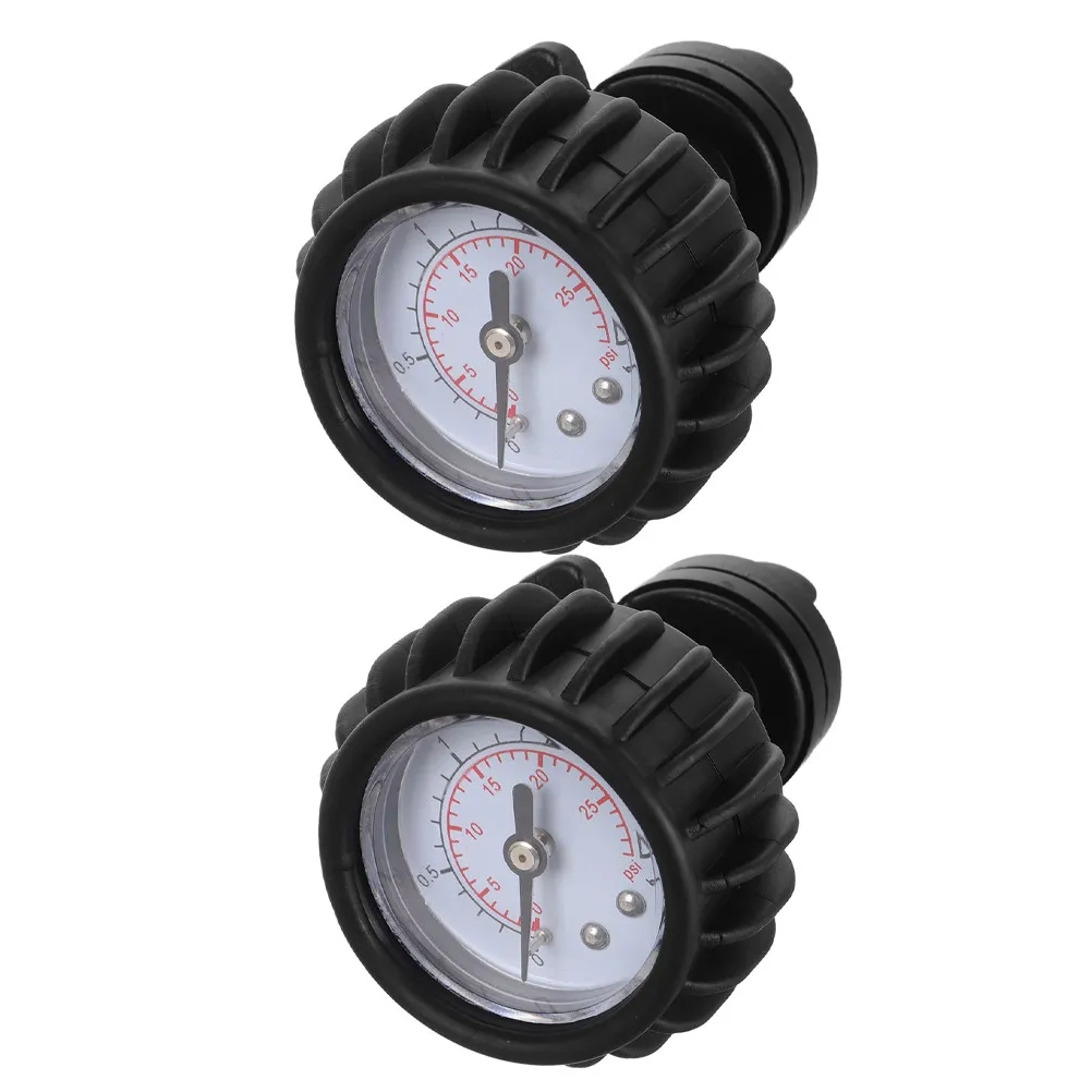

2Pcs Kayak Air Pressure Gauge 0-2 Bar Clear Readings Inflatable Boat Pressure Meter Prevents Overinflation for Sup Boards