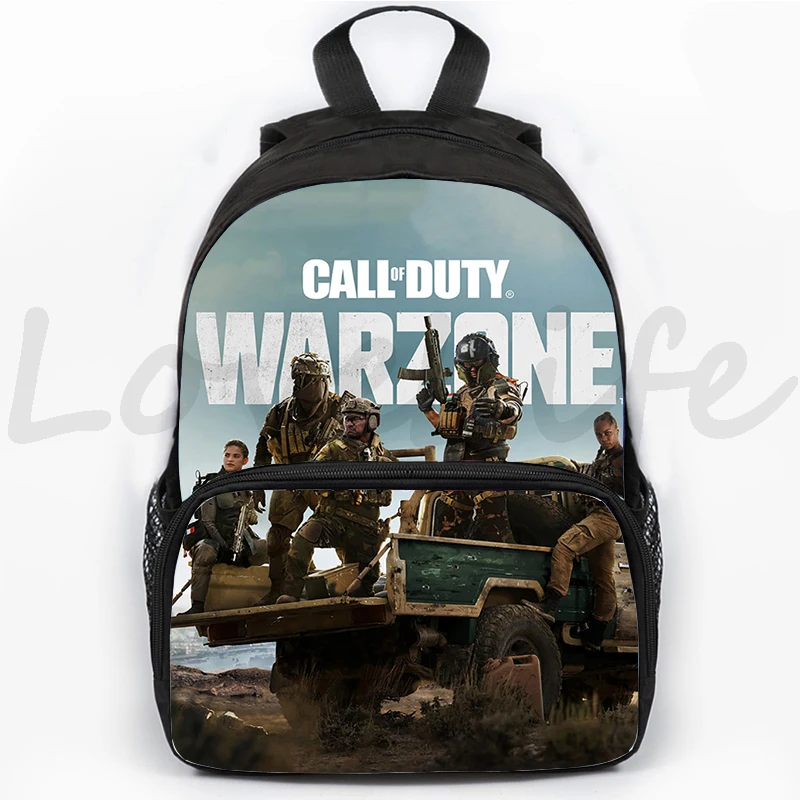 Kinderen Call Of Duty Warzone 3D Print Rugzak Jongens Meisjes Softback Schooltassen Waterdichte Boekentas Student Schooltas Laptoptas