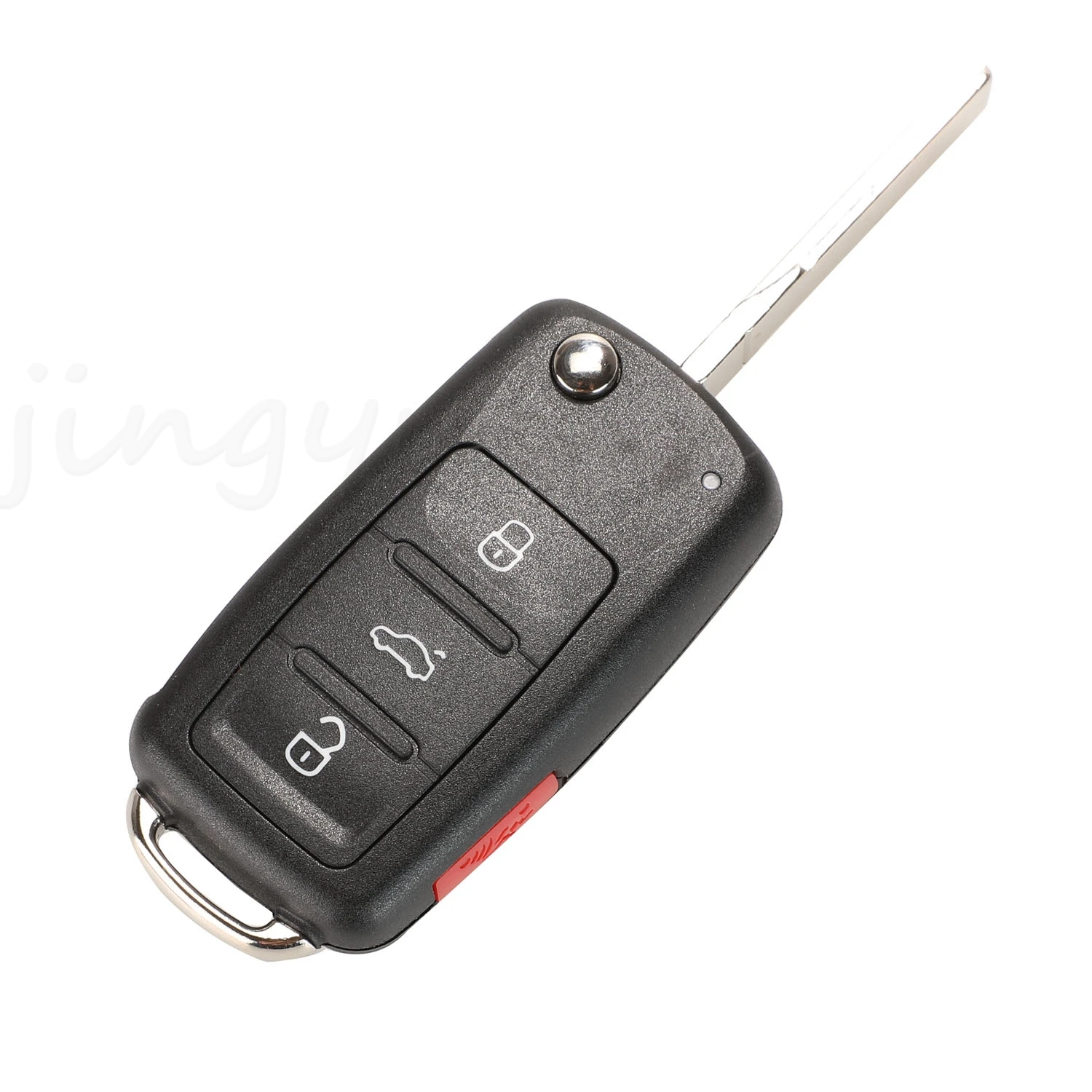 Jingyuqin 3/4Buttons Car Remote Key Fob 315/433Mhz ID48 For VW Bettle CC EOS Golf Jetta Passat Tiguan Touareg 5K0837202AE /A/R