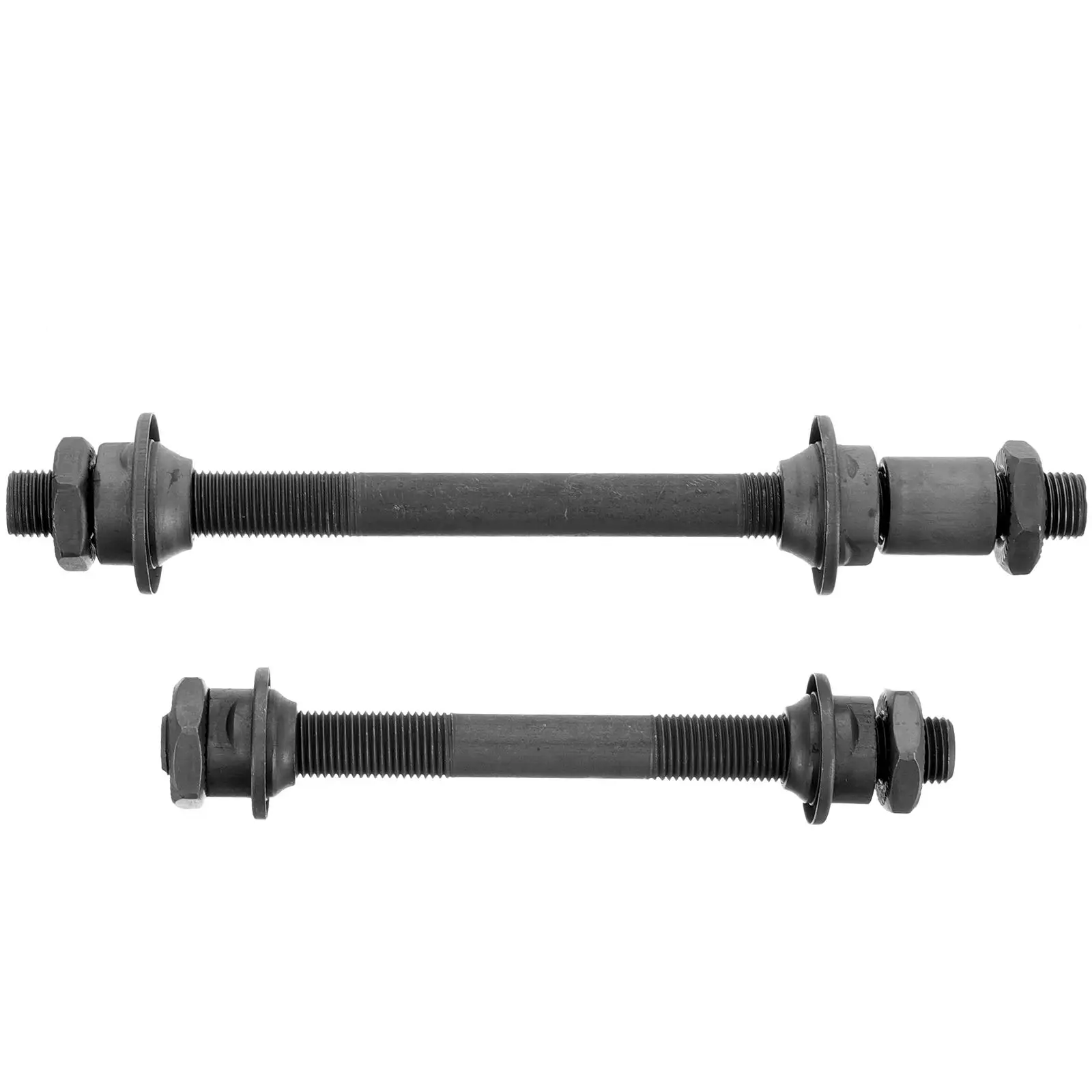 

1 set Mountain Bike Quick Release Hollow Shaft Solid Black Ball Core (front Axle + Rear Axle)Durable Wheel Parts Metal