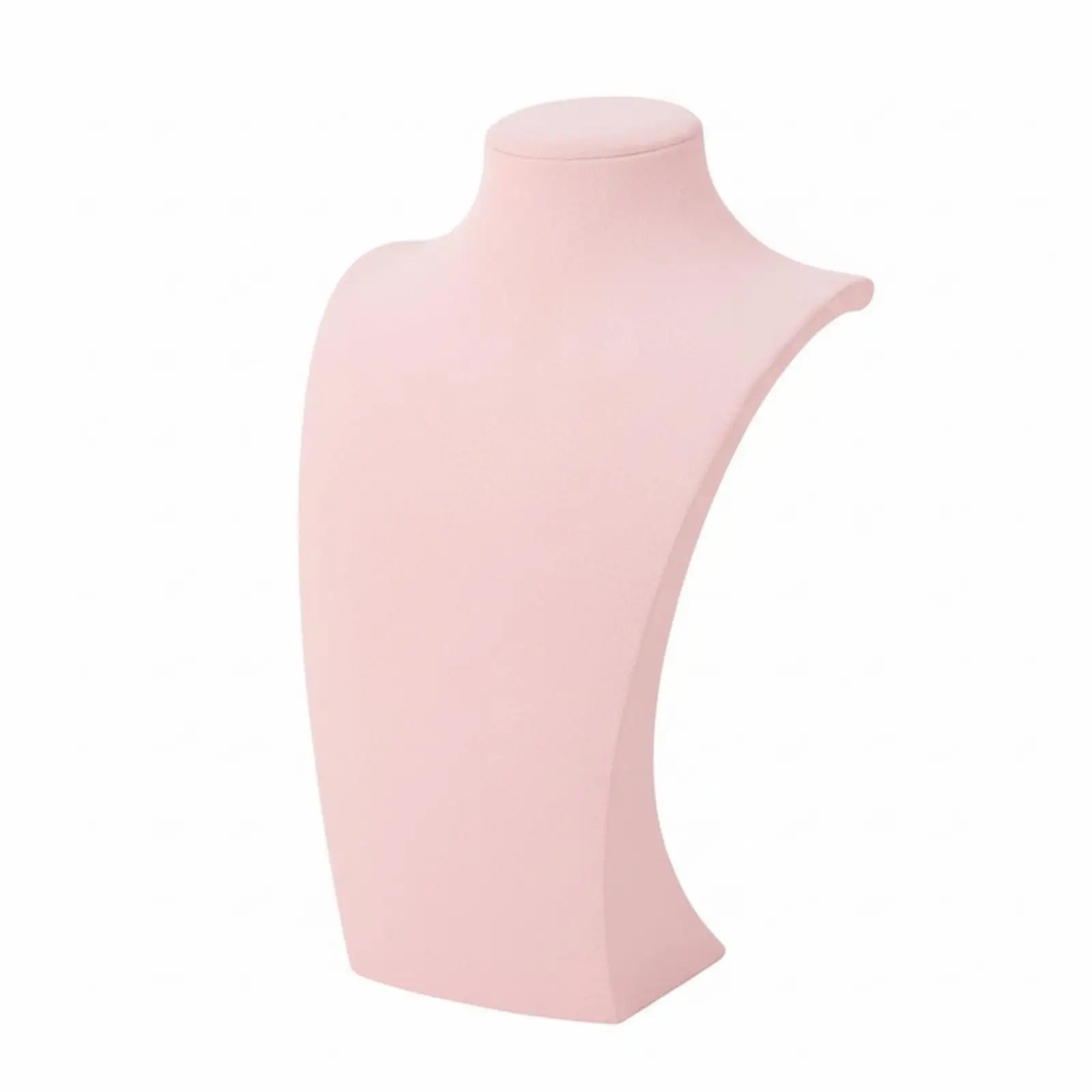 Jewelry Display Mannequin PU Leather Necklace Bust Stand for Retail Counter Showcase Photography Props