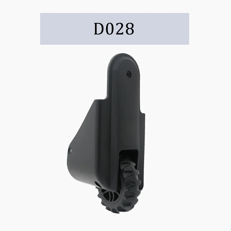 For D028 Luggage Case Replacement Straight Castors 2-Piece Set for Fixed Front Wheels Heavy-Duty Design Easy-to-Install Luggage