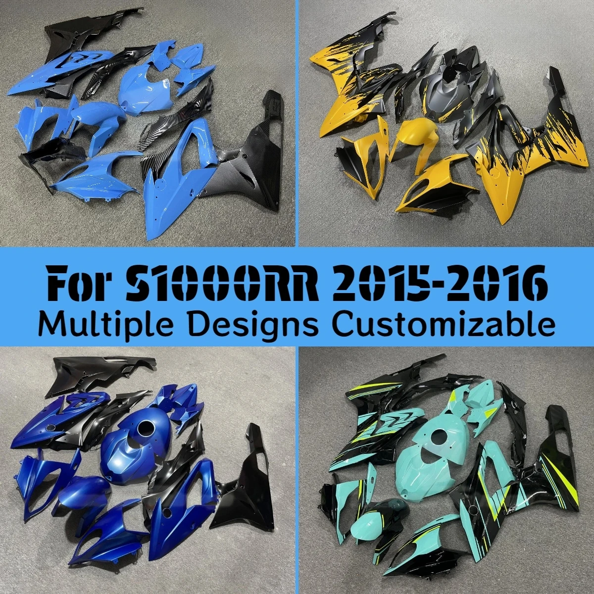 Fairing Set S 1000RR 2015 2016 New Style Motorcycle Fairings Kit ZXMT Custom for BMW S1000RR 15 16