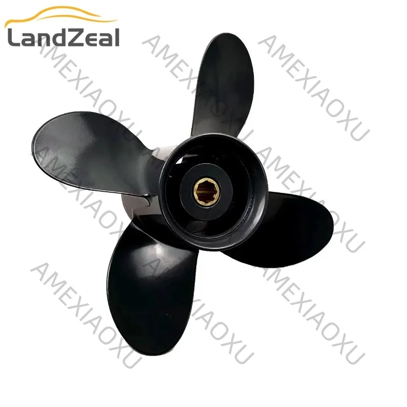 3R1W64516-0 Aluminum Outboard Propeller 7.8 X 8 Propeller 3 Blade 12 Spline Tooth for Tohatsu Nissan Mercury 4-6HP
