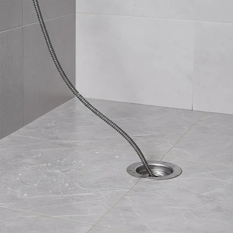 Spring Drain Cleaning Tool Flexible Sewer Dredge Sticks Portable Clog Remover for Shower Sink Bathtub Pipe Unclog