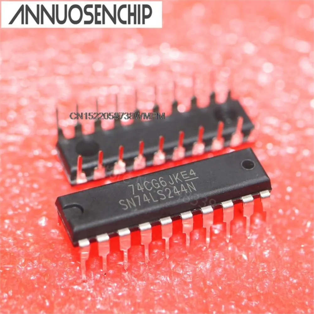 10PCS/lot New and Original 74LS244N 74LS244 HD74LS244P DIP-20 SN74LS244N