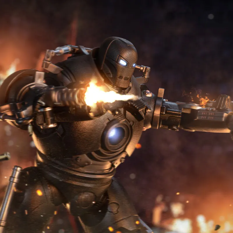 Original ZDTDS Iron Man Tony Stark Whiplash Blacklash Iron Monger MK3 Action Figure Sammlung Film Modell Puppe Spielzeug WEIHNACHTEN Geschenke – Detail 1