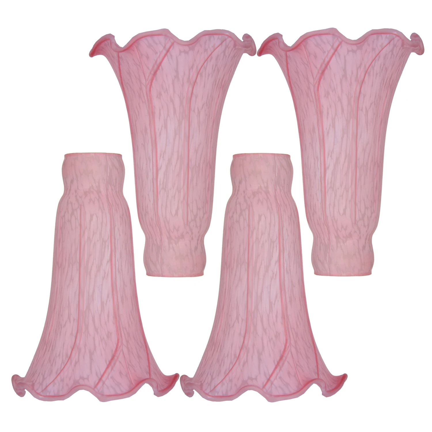 بركة زنبق غطاء مصباح زجاج عاكس الضوء 4 "واسعة 6" طويل القامة 1.5 "أبيض أزرق وردي أصفر أخضر خوخ أرجواني كهرماني وردي