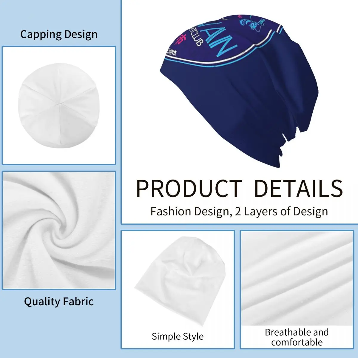 Club Obi Wan Skullies Gorros Chapéus Quentes Outono Inverno Ao Ar Livre Boné de Malha para Homens Mulheres Adultos