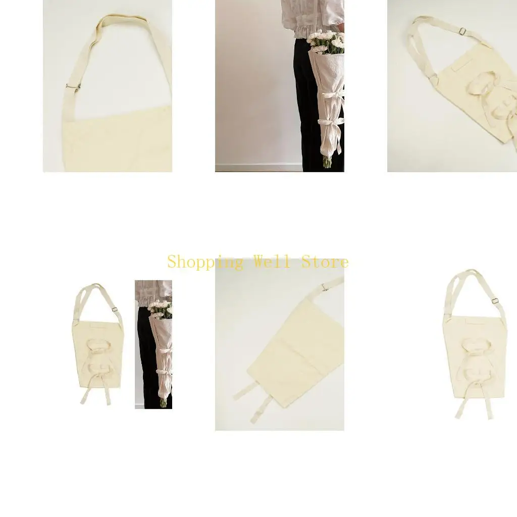 KX4B Flowers Delivery Slings Bags Flower Carrying Bag Florals Bouquet Toted Bags Gift