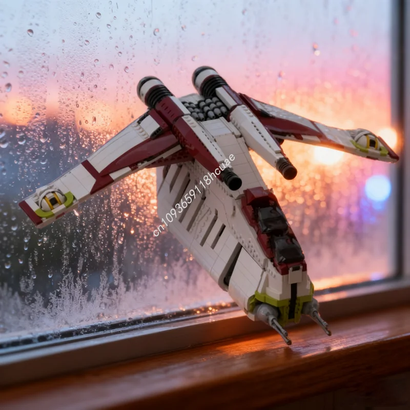 

1874pcs MOC Republic Gunship Play Scale Star Battle Model Building Blocks Assemble DIY Idea Christmas Gifts Education Toys Brick