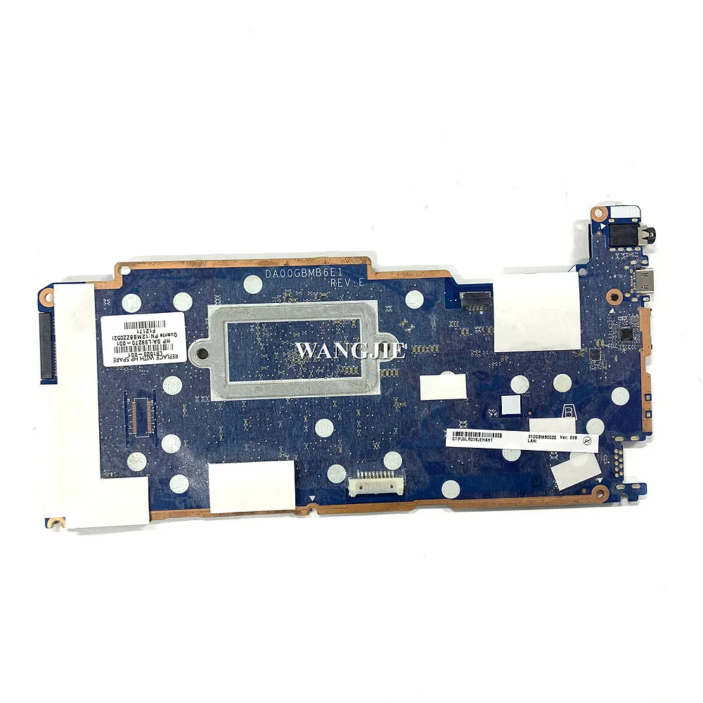 For HP CHROMEBOOK 14AT-NA000 14AT-NA Laptop Motherboard DA00GBMB6E1 L91520-001 UMA PentSilN5030 4GB 64GeMMC 100% Working