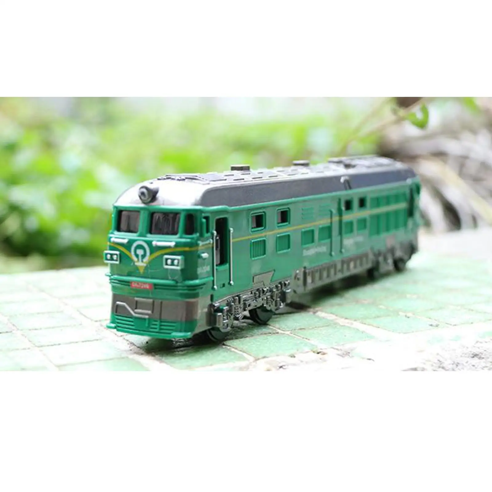 Model Train Accessories 1 87 Scale Steam Engine Pull Back Action Alloy Locomotive for Ho Train Railway Scenery