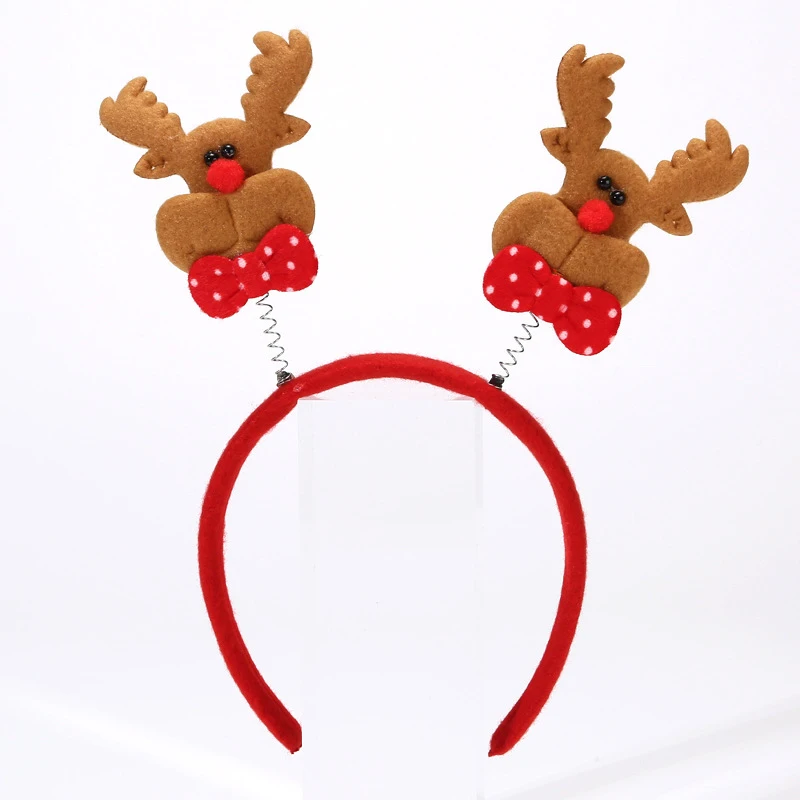 1 шт., женский рождественский олень, милый высокий праздничный костюм для волос, аксессуар для волос, креативное праздничное украшение для волос