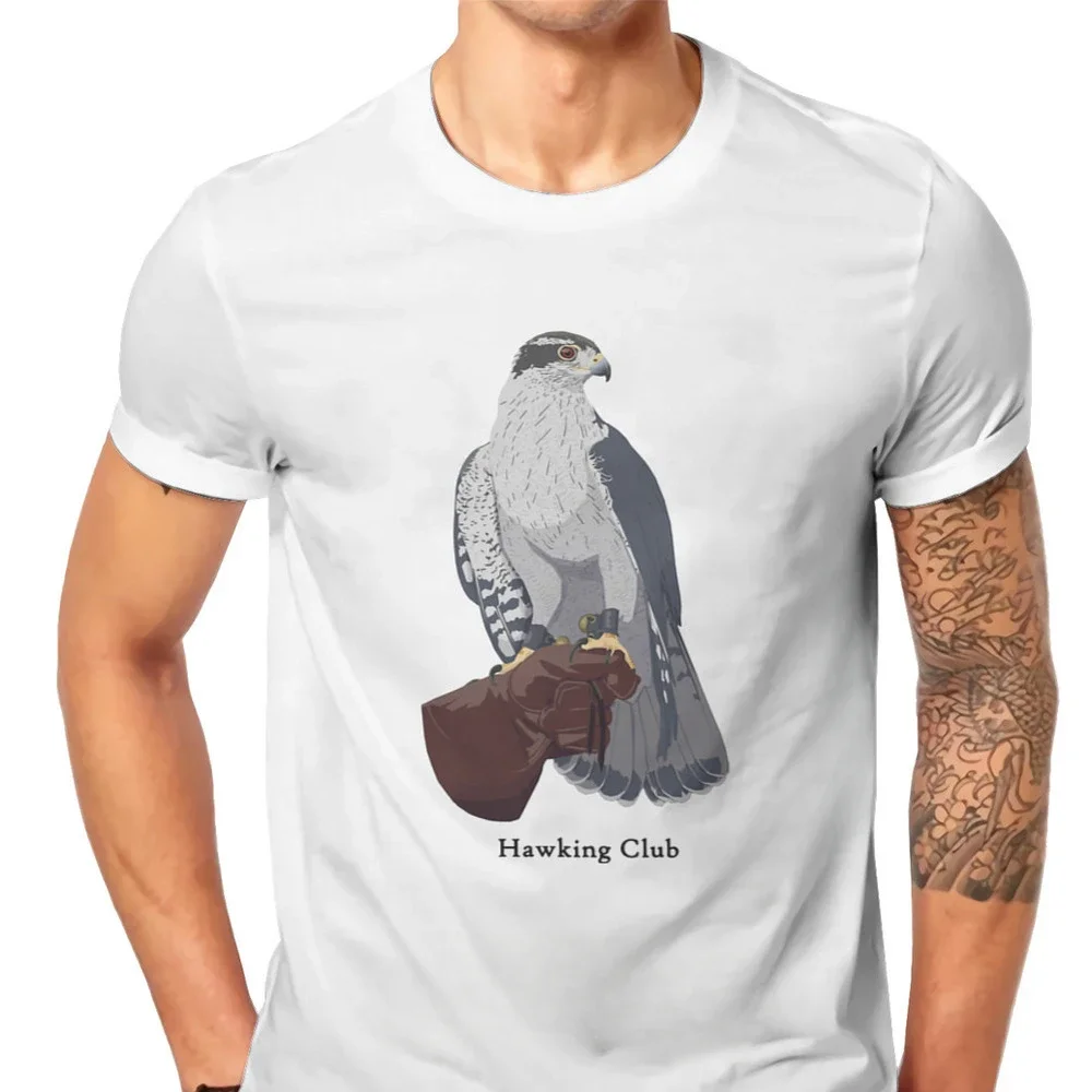 CHC Northern Goshawk 2024 Round Collar TShirt Falconry Austringer Bird Fabric Classic T Shirt Men Tops Tees New Design Hot Sale