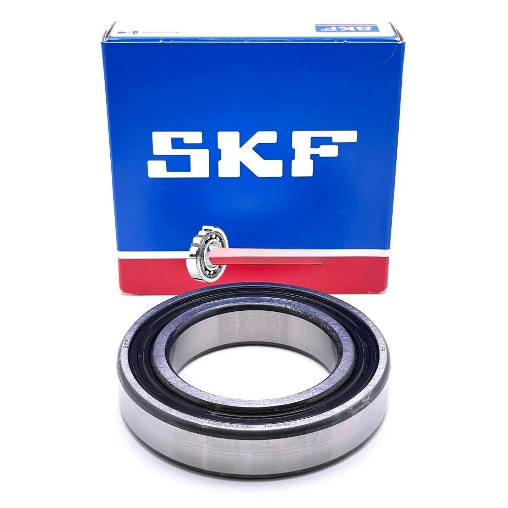 SKF 6011 2RS DEEP GROOVE BALL BEARING RUBBER SEALED 55x90x18 (mm)