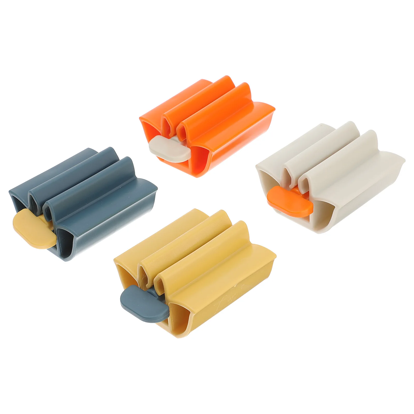 

4 шт., дозатор зубной пасты, соковыжималка из АБС-пластика, аксессуары для ванной комнаты, легко чистится для детей и взрослых, соковыжималка для тюбика H, крем, очищающее средство для лица