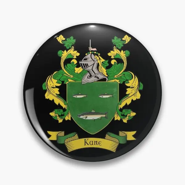 Kane Coat Of Arms Kane Family Crest  Soft Button Pin Badge Decor Metal Hat Jewelry Clothes Funny Gift Cartoon Collar Creative