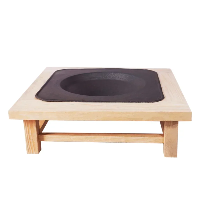 

Węgiel Brazier ogrzewanie węgiel domowy kryty zima solidna drewniana rama węgiel drzewny Brazier żeliwny piec do pieczenia