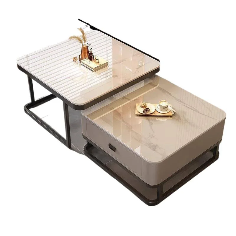 

Home modern simple small apartment Internet celebrity square glass slate