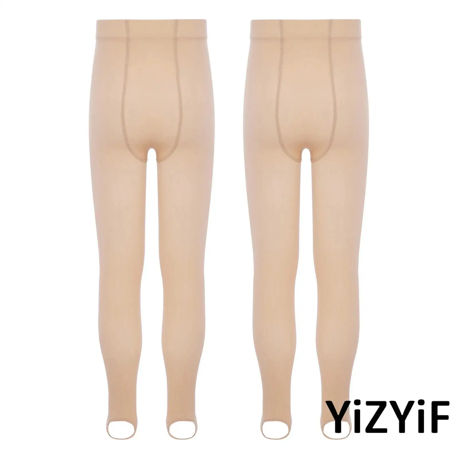 

2Pcs Kids Girls Ballet Gymnastics Dance Legging Tights Stretchy Stirrup Leggings Moisture-Wicking Pantyhose for Dance Training