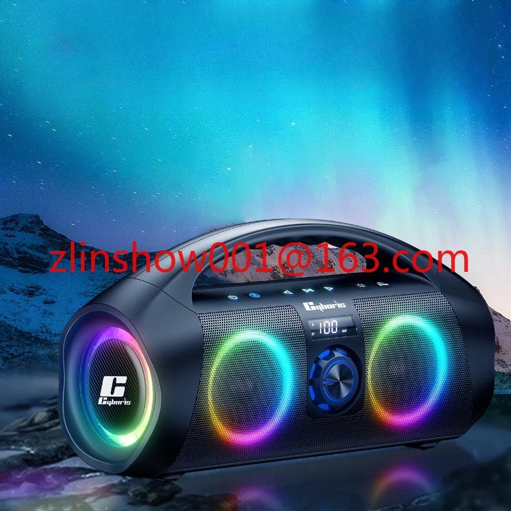 

120W Portable Wireless Speaker Built-in Breathing Light IPX7 Waterproof Loud Stereo Portable Deep Bass for Outdoor