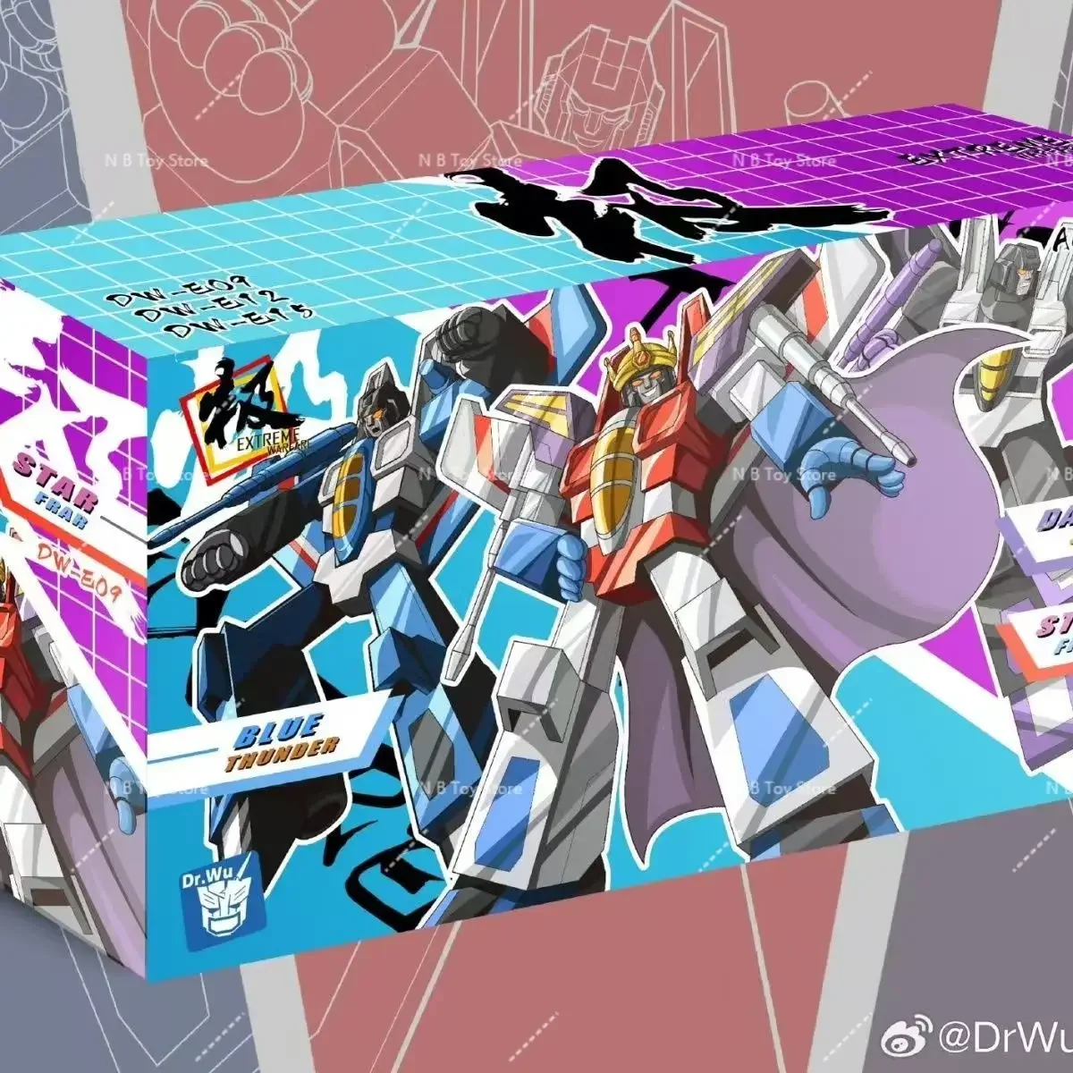 Trasformazione Dr.Wu DW-E09 DWE09Starscream Thundercracker Skywarp 6CM Action Figure giocattolo in scala estremamente piccola