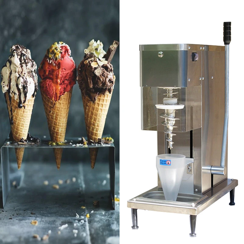 Frozen Yogurt Ice Cream Blending Machine Fruit Ice Cream Mixer Machine Commercial Milk Shaker Machine