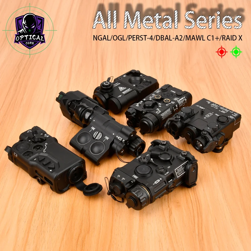 

All Metal Laser OGL PERST-4 NGAL DBAL-A2 Raid-X MAWL-C1+ Red Dot Green IR Infrared Aiming M300A M600C Flashlight Hunting Sight