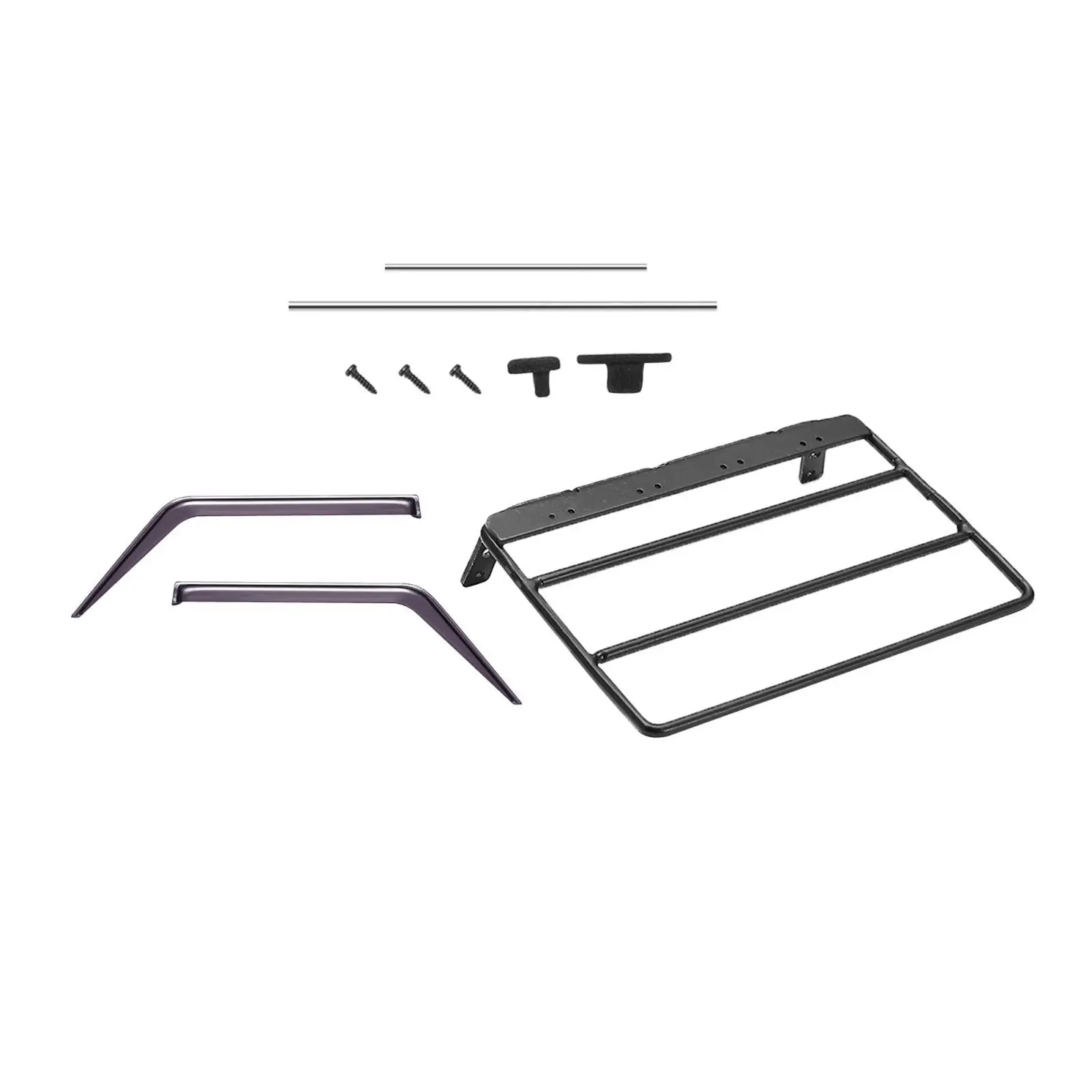 

WPL D12 RC автозапчасти багажник на крышу багажник верхний домкрат окна вентиляционный козырек солнцезащитный козырек антенна для WPL D12 Rc грузовик украшения аксессуар