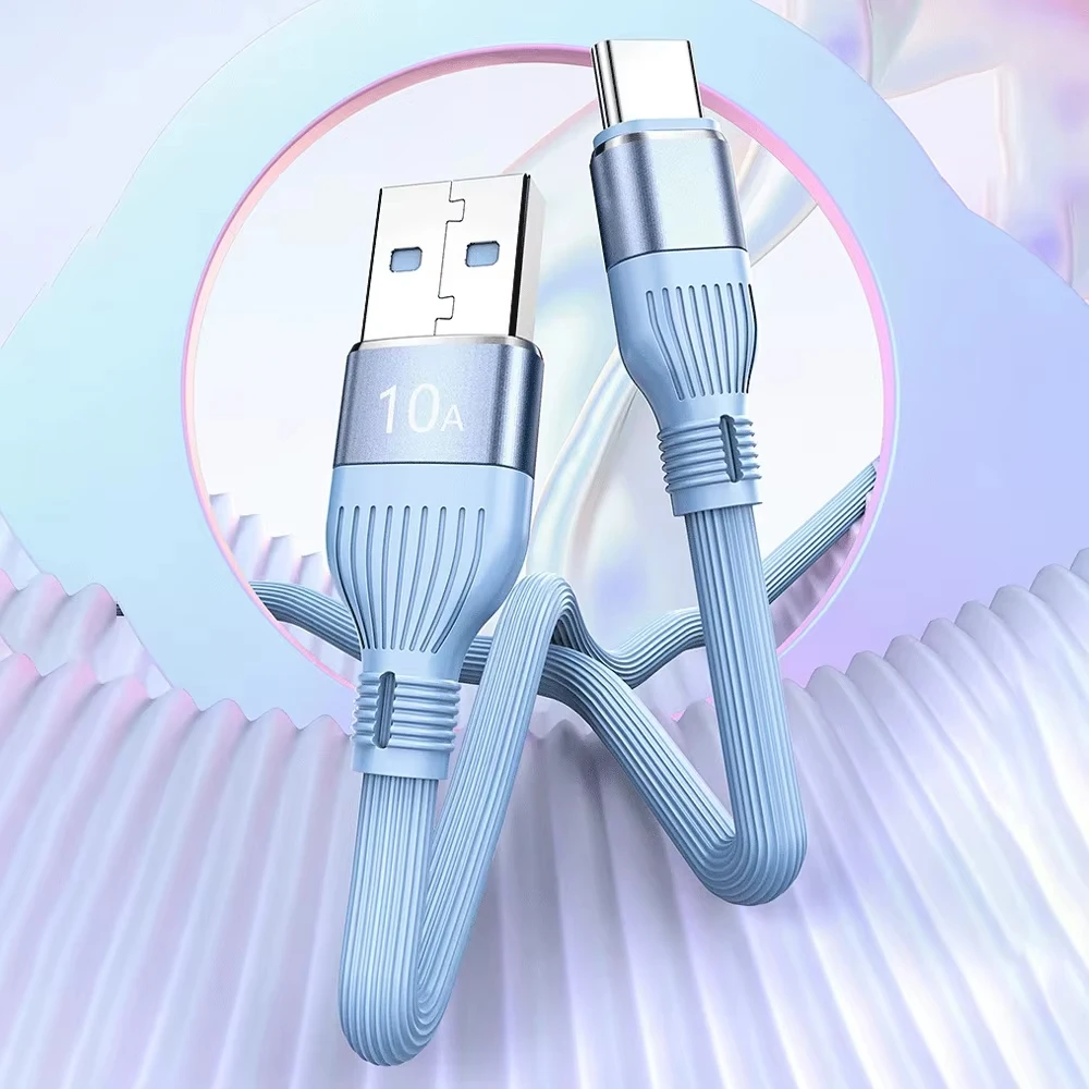 NNBILI 120W 10A USB A To Type C Cables Super Fast Charging For Sansung Xiaomi Mi Huawei Android Phone Tablet USB-C Data Cord
