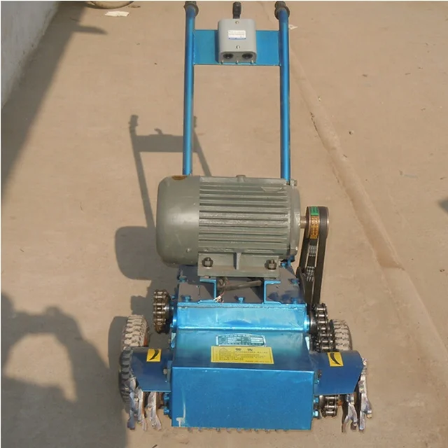 

Multifunctional double hob cleaning aircraft construction ground concrete residue slag cleaning machine