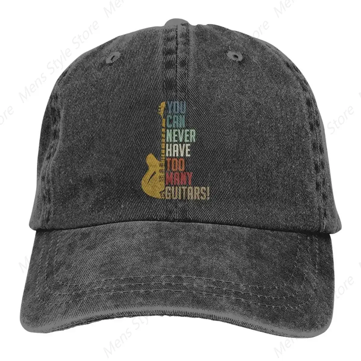 Have Too Many Baseball Cap Men Cowboy Hats Women Visor Protection Snapback Guitar Rock Caps