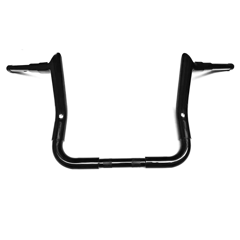 YUNTANMT Gloss black Ape Hanger Handlebar Ape Boom 1.5 inch 12\