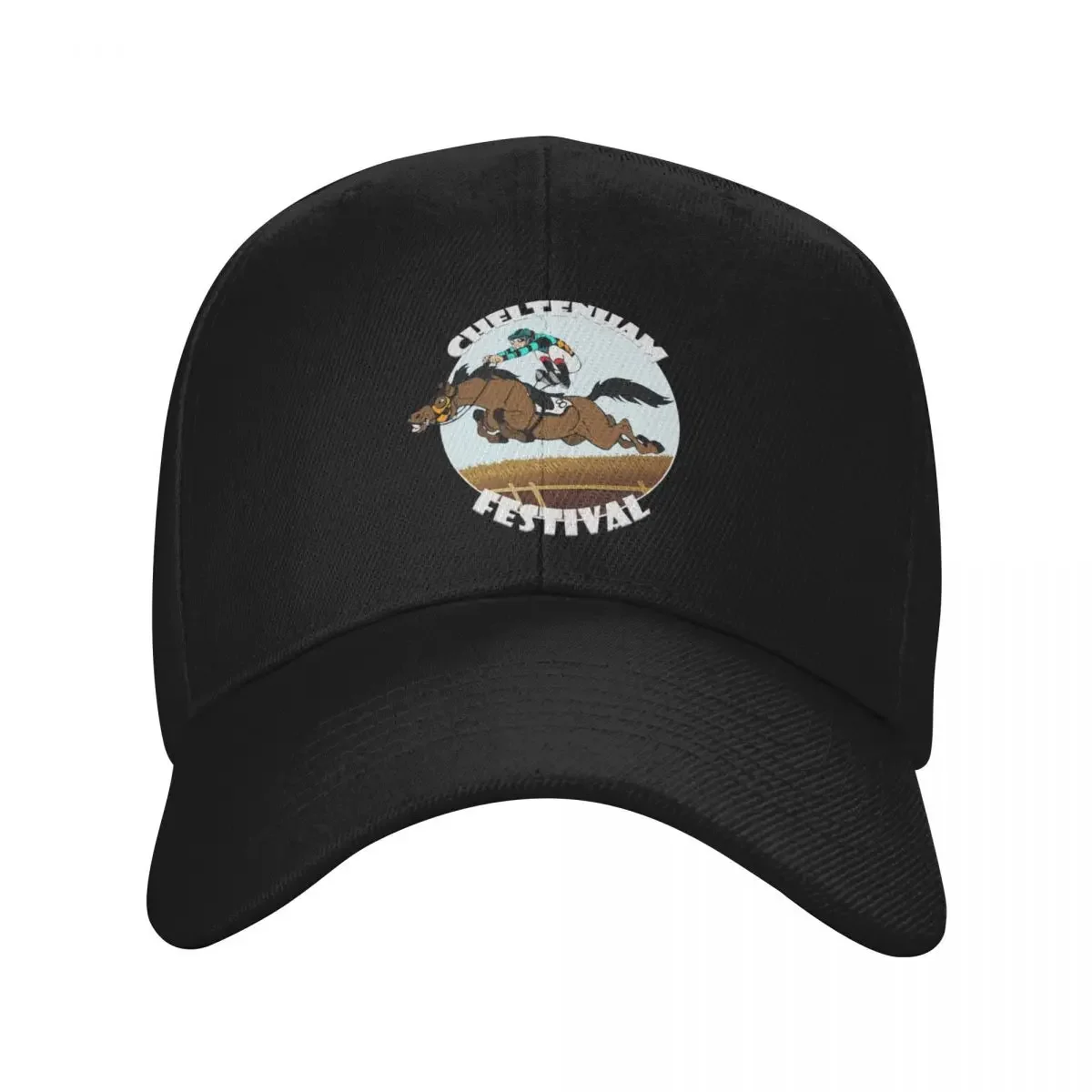 

Cheltenham Festival Jumps Racing Illustration Baseball Cap hard hat Hip Hop Men Luxury Brand Women's