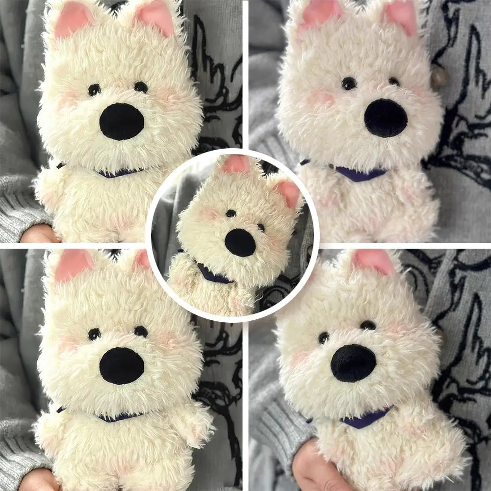 

Fluffy Hair White West Highland Soft Plush Puppy Plush Toy Stuffed Dog Animal Baby Appease For Kids Gift G6c5