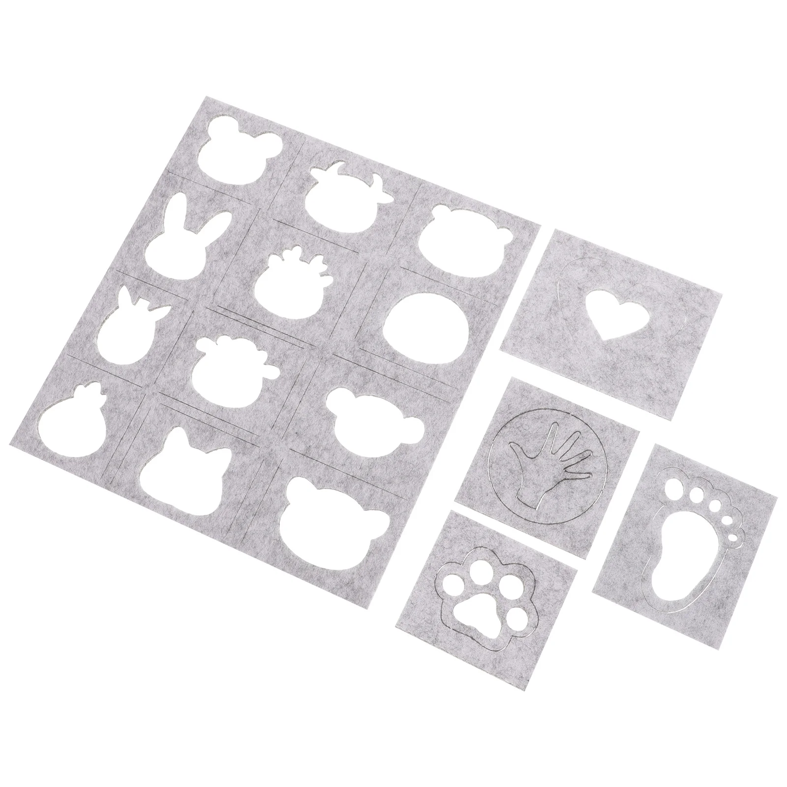 

5Pcs Wool Felting Molds DIY Craft Kits for Needle Felting Applique Templates Embroidery Shaping Tools Handmade Felt Projects