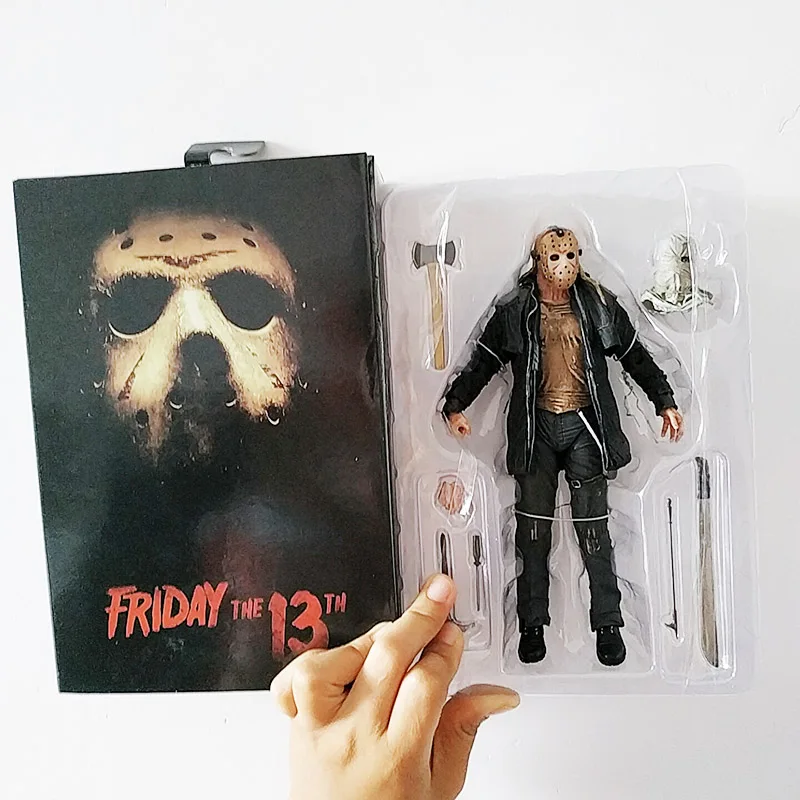 Jason Figure NECA Friday The 13th Jason 2009 Remake Voorhees Deluxe Edition Ultimate Action Figure Toy Horror Gift