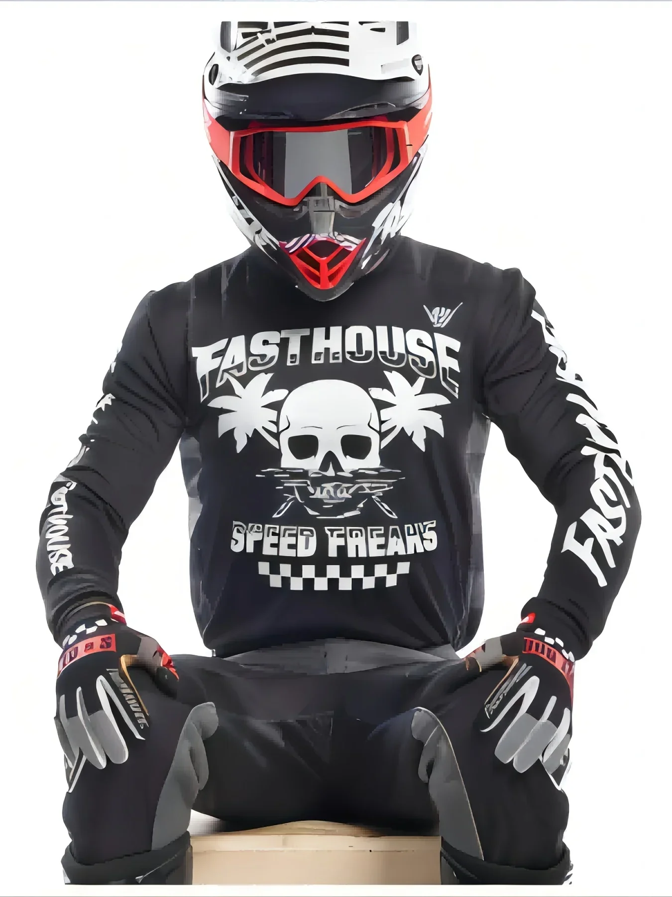 2024 New Men\'s Downhill Jerseys Mountain Bike MTB Shirts Offroad Motorcycle Jersey Motocross Sportwear Clothing Bike
