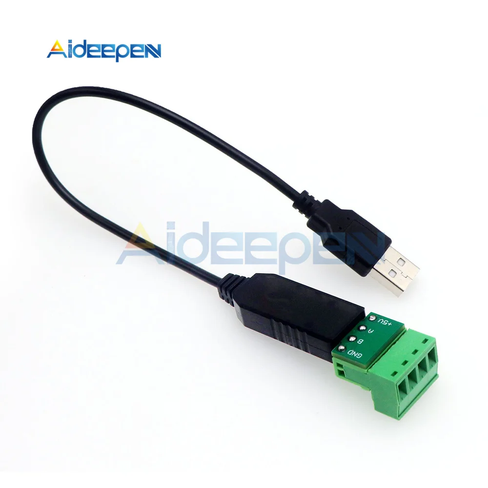 USB Extension Cable Interface Setting Instrument Serial Port RS485 to USB Converter Supports 115200 High Baud Rate