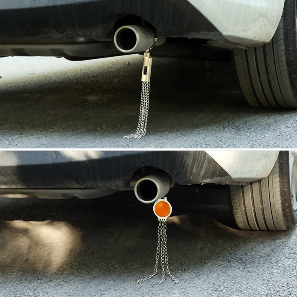 

Car Anti Static Strap 33Cm Metal Electrostatic Belt Wear Resistant Hanging Type Grounding For Night Driving Safety