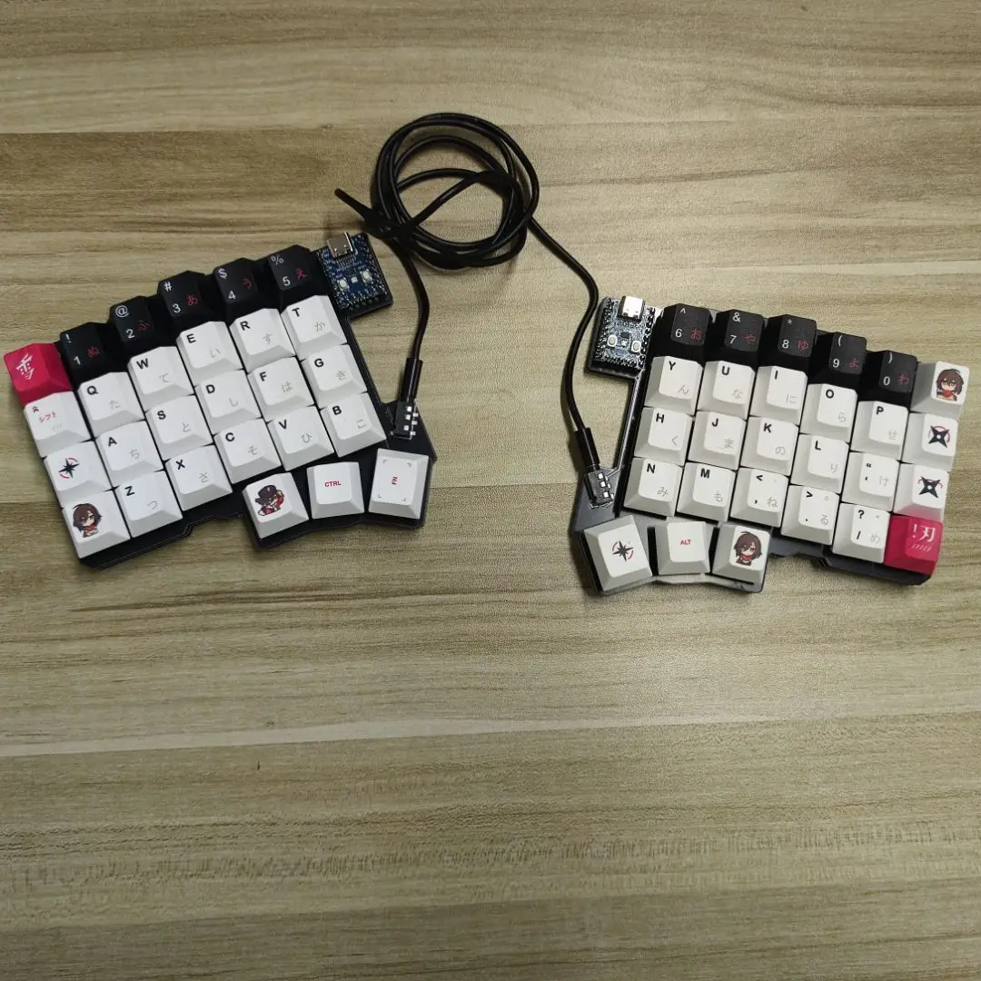Silakka54 分割キーボードキット有線ホットスワップサポートバイアル