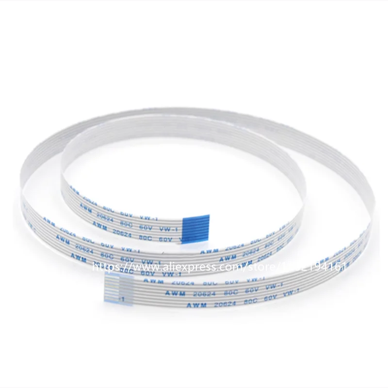 1PCS FFC/FPC cable Flat cable 0.5MM Distance length 400mm6p-100 core electronic circuit board extension cable