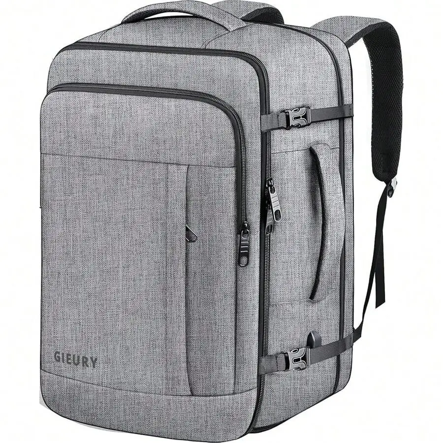 

Extra Large 50L Expandable Travel Backpack For Adults, 17 Inch Laptop Compatible, Lightweight Business Weekender Bag