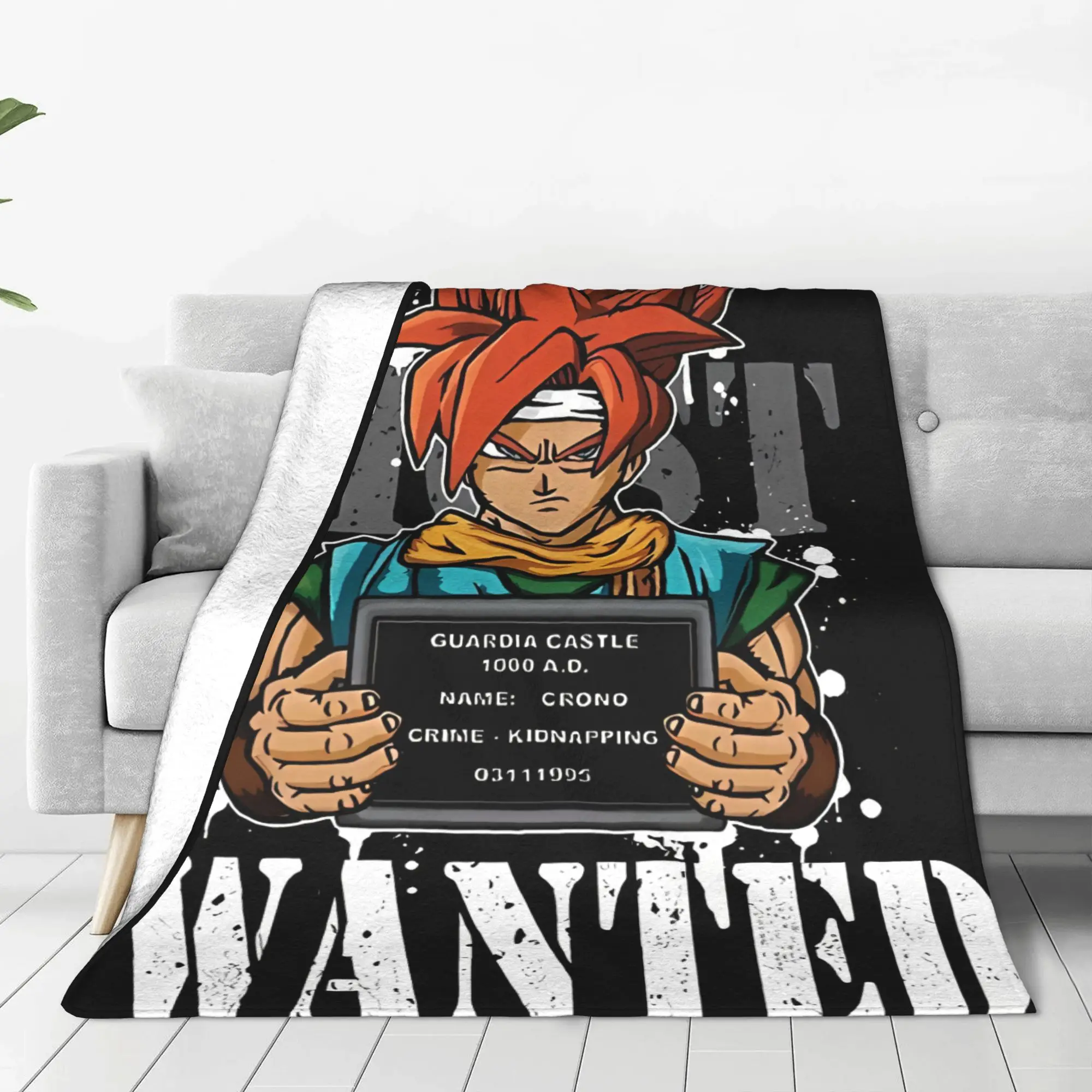 1PC Home Cute Room Decor Guardias Most Wanted Blanket Throw Blanket Chrono Trigger Novelty Warm Blanket All Season