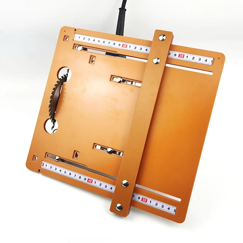 Máquina cortadora de sierra Circular eléctrica, guía de borde, herramienta de tabla de corte de posicionamiento, enrutador de carpintería,