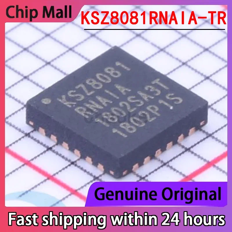 2 قطعة جديد الأصلي KSZ8081RNAIA-TR KSZ8081RNAIA QFN-24 جهاز الإرسال والاستقبال إيثرنت #1