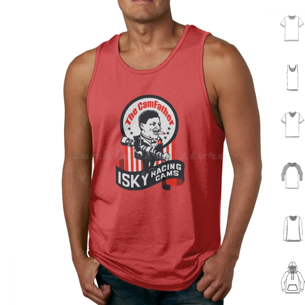 Isky Iskenderian Racing Cams Padre Camisetas sin mangas Chaleco sin mangas Isky Iskenderian Racing Cams Padre
